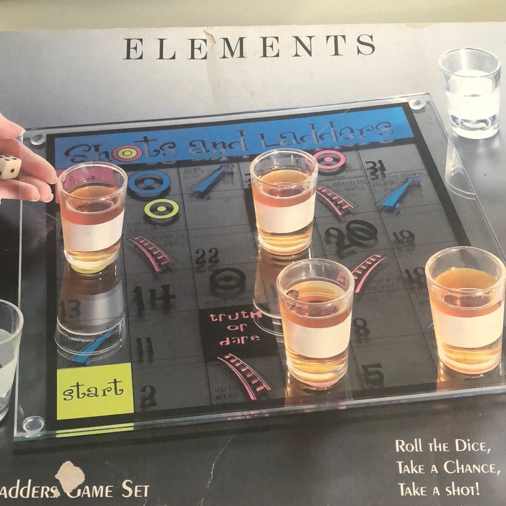 Shots and ladders game